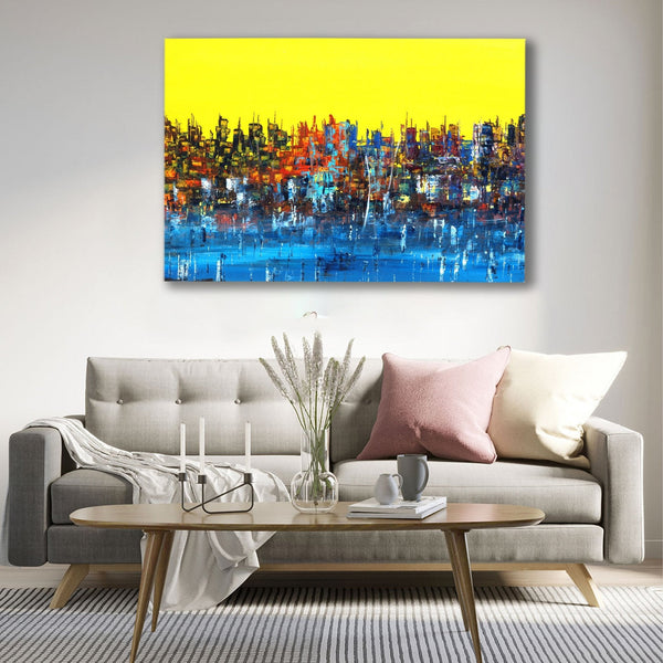 Abstract Art Premium Wall Painting HEARTSLY