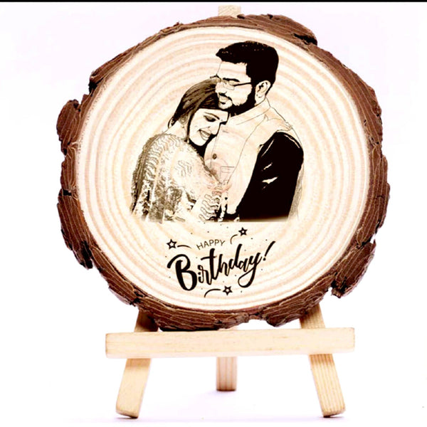 Capture Memories with this Wooden Slice Frame || 4 Size Available HEARTSLY