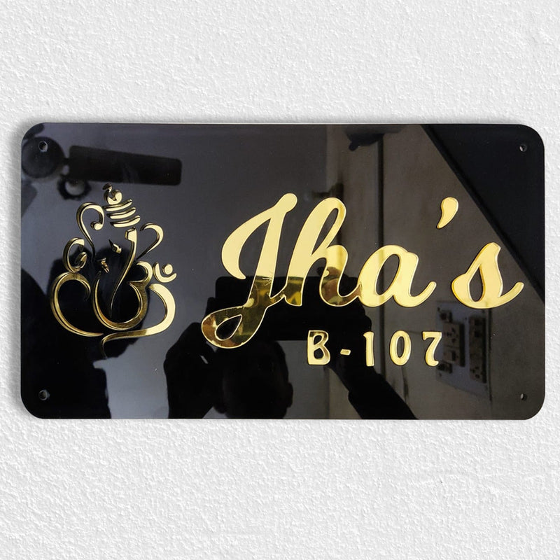 Engraved Elegance: Personalized Name Plates for Sophisticated Home Entrances , Acrylic HEARTSLY