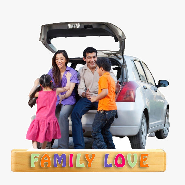 PERSONALIZED FAMILY CUTOUT HEARTSLY