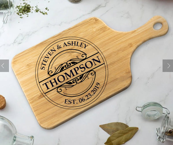 Personalized Cutting Board with engraved design HEARTSLY