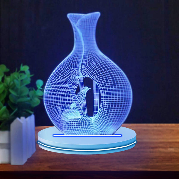 Radiant Reflections: Personalized 3D LED Lamps for Reflective Gifts and Home Decor HEARTSLY