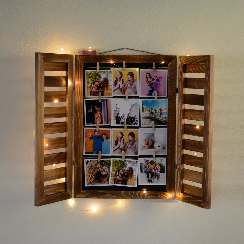 "Charming Personalized Wood Picture Frame Kit"