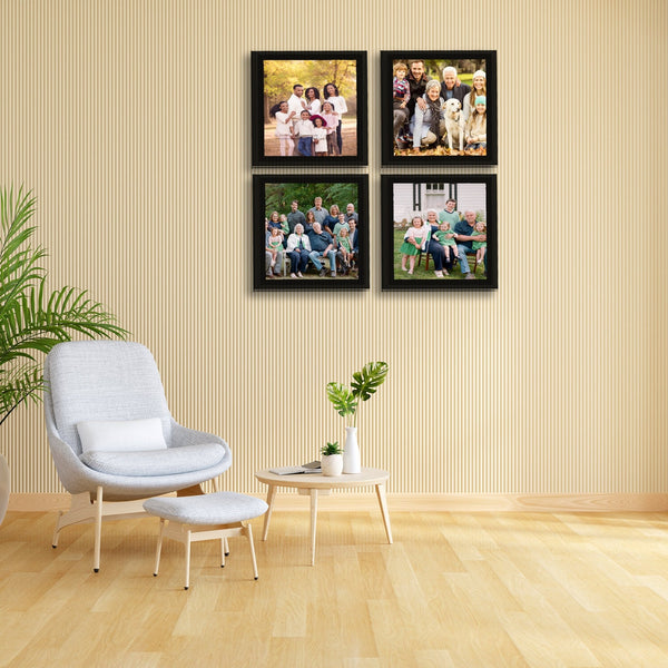 Collage Photo Frame Wall Hanging Set of Four || 5"W x 5"H | 4 Panel