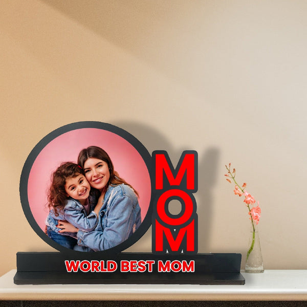 Custom "MOM & DAD " Table top wooden frame Size 8*10 Inch - HEARTSLY