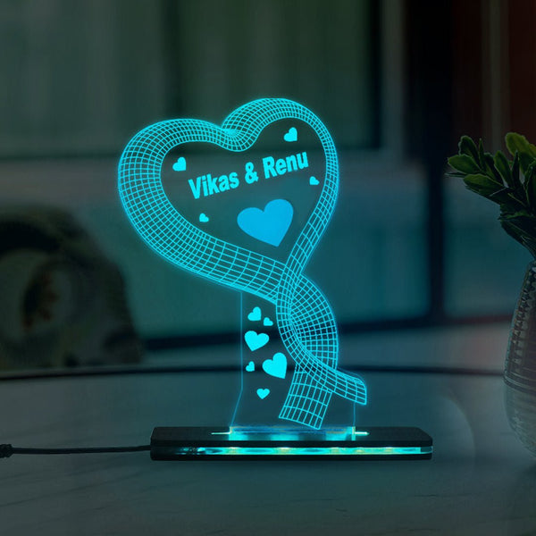 "Express Love with 3D Lamp"