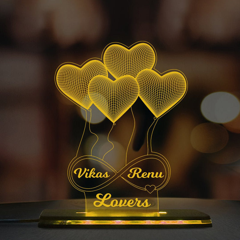 "Express Love with 3D Lamp"