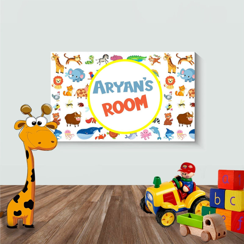 "Personalized Child's Room Plate"