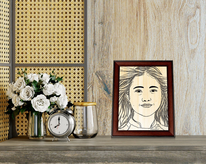 Personalized Wooden Engravings for Memorable Gifts and Home Décor Size 8*10 Inch - HEARTSLY