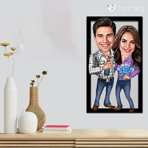 "Stunning 4mm Acrylic HD print - Romantic Couple Art!"