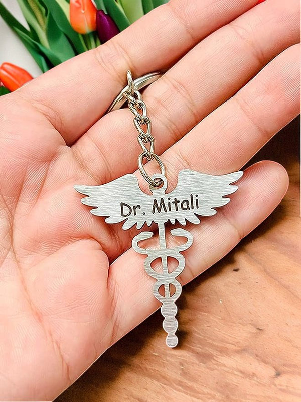 "Unlock Smiles with the Perfect Custom Metal Keyring: A Doctor’s New Best Friend!" - HEARTSLY