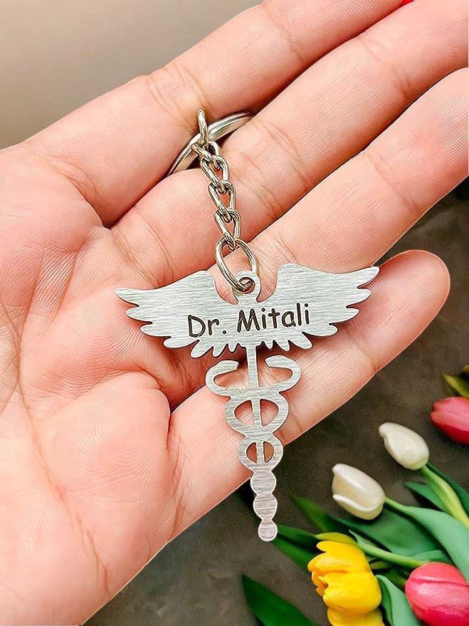 "Unlock Smiles with the Perfect Custom Metal Keyring: A Doctor’s New Best Friend!" - HEARTSLY